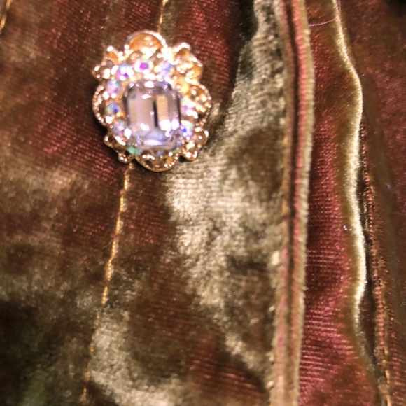 Aratta Velvet Jacket Medium gold- green - Picture 4 of 12